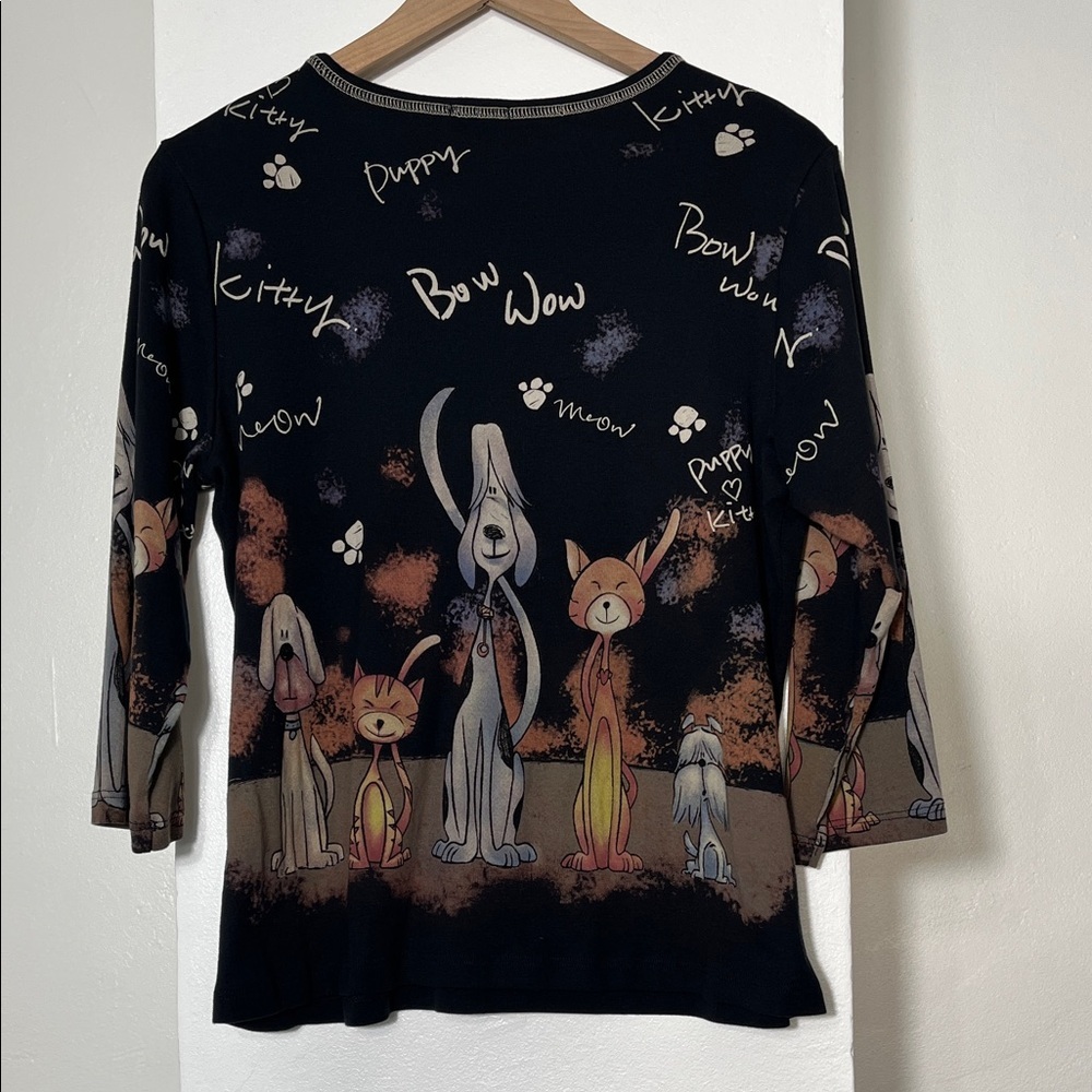 Puppy & Kitty Cactus Vintage Shirt - Picture 6 of 6